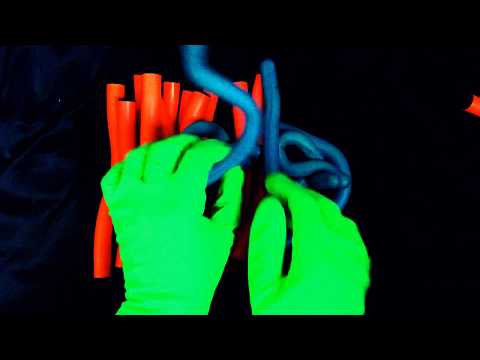 RUBBER GLOVES ⭕〽  Playing with rubber ➰   [[ASMR]]