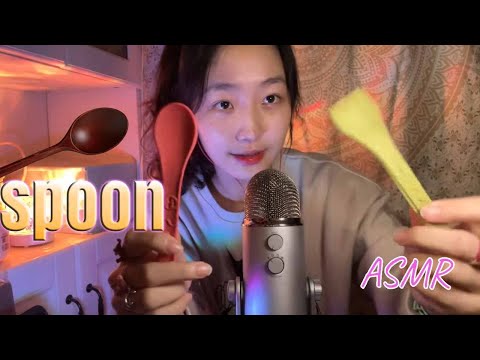 ”KC Sleeping Aid” eats spoon🥄funny and good sleep🌙💤 #acmp #asmr