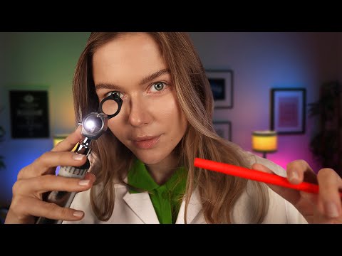 ASMR Annual General Check Up ~ Soft Spoken Medical RP (Eye Exam, Ear Exam, Cranial Nerves, ENT)