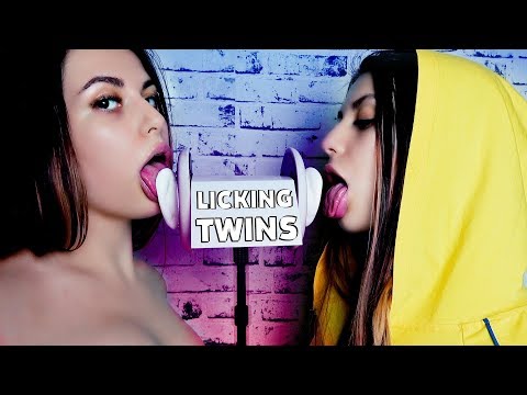 АСМР Ликинг 👅 ASMR Ear Licking TWIN 👅АСМР Близняшки 👅 АСМР Кушаю ушки👅 ASMR EAR EATING