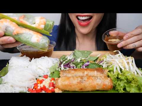 VIETNAMESE FOOD (ASMR EATING SOUNDS) NO TALKING | SAS-ASMR