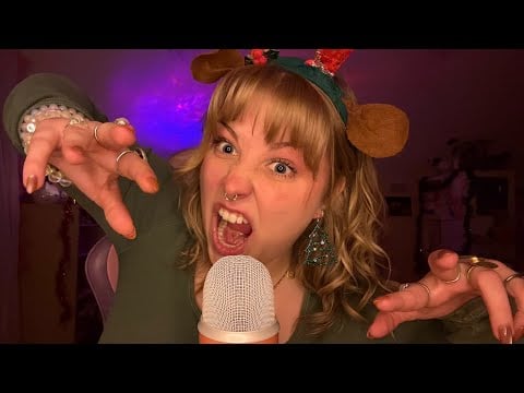 UTTERLY UNPREDICTABLE AND CHAOTIC FAST AND AGGRESSIVE ASMR! (day 1) 🎄❄️✨