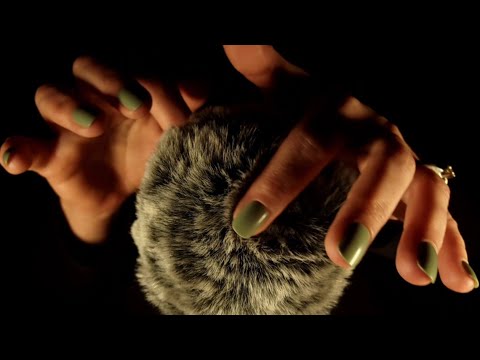 ASMR 1 Hour Fluffy Mic Scratching Echoed | No Talking