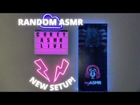 ASMR Showing you my NEW Setup | Random ASMR | 21st ASMR Video