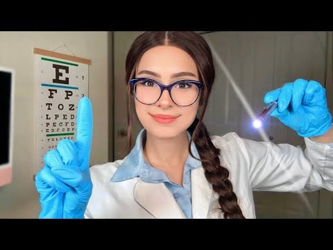 ASMR Examen des Nerfs Crâniens 1 HEURE ♡ Yeux, Oreilles, Detailed Cranial Nerve Exam RP ♡