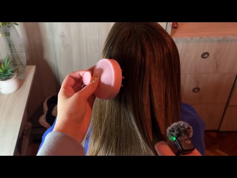 ASMR masaje craneal realista en primera persona | head spa asmr 