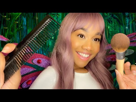 ASMR Friendly Fairy Role-play ~ Giving You a Makeover 🧚🏽‍♀️✨