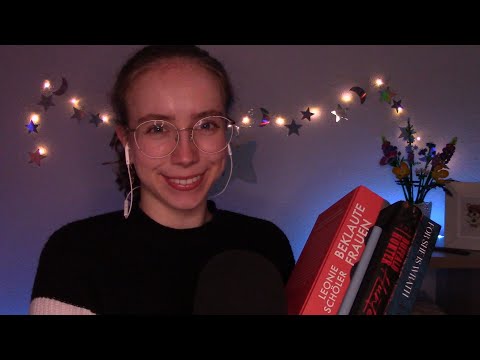 ASMR October Reading Wrap up 📚🦬  (ear to ear whispering, book triggers)