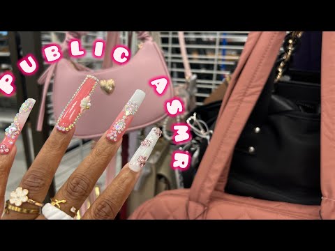 1 HR OF PUBLIC ASMR IN ROSS | Shop With Me, Purse 👛 Scratching, Camera Scratching, Candles, Rambling