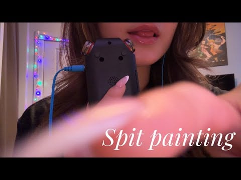 ASMR Tingly Spit Painting For Sleep 😴