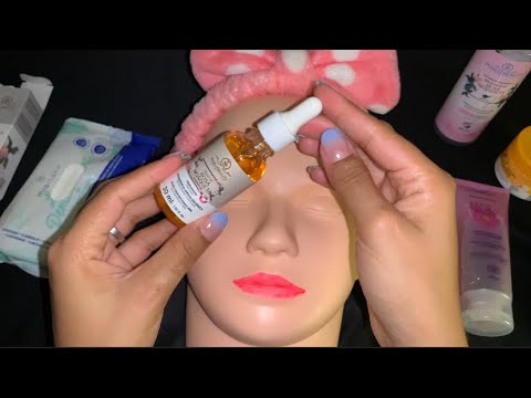 ASMR- LIMPANDO ROSTO DA MENEQUIM (🌧️)