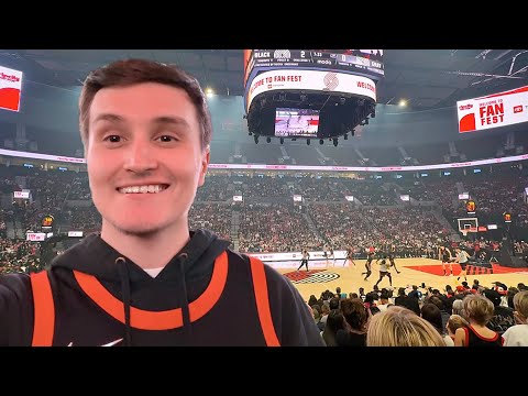 ASMR at a NBA Basketball Game 🏀 (asmr in public)