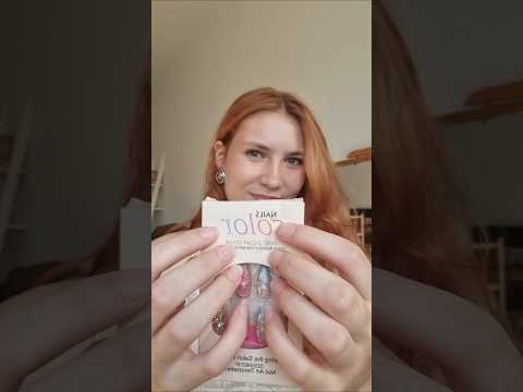 ASMR open some nails w me 🩷 #tingles #relax #asmrshorts #asmr #tingles #asmrsounds