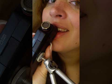 Up-Close Ear Eating for Instant Tingles 👂✨  #asmr #mouthsounds #eatingsounds