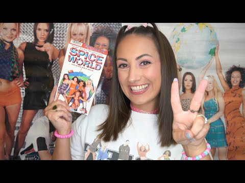 ASMR Spice Girls Memorabilia Collection! (Page Turning, Tapping, Girl Power)