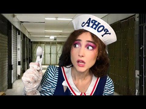ASMR Finding the Backrooms at Scoops Ahoy🍦Stranger Things 80s Roleplay
