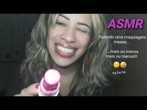 ASMR💄🤡 Maquiando você