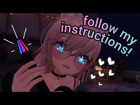 follow my instructions! (visual triggers, whispers, games) | asmr