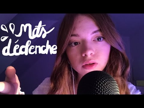 ~ ASMR FR ~ Mots déclencheurs proche du micro 🌙✨