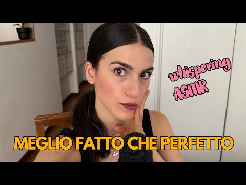 ASMR per rilassarti | GUIDA semplice per PERFEZIONISTI 📙 soft whispering