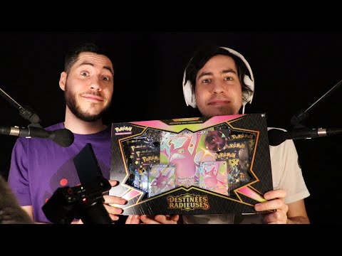 ASMR mon frère jumeau ouvre un coffret Pokemon