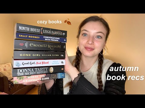 ASMR fall book recommendations 🍂📖🦊 fantasy, dark academia, mystery