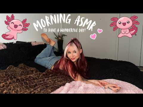 Morning ASMR to have a wonderful day🌞💕 (Positive affirmations,Random triggers,Soft whispers)