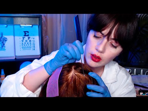 [ASMR] Relaxing Scalp Check and Treatment ~ Soft Spoken Medical Roleplay