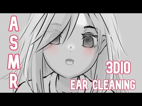 【3DIO ASMR】Чистка ушек для моих зайчиков\ Уход за твоими ушками