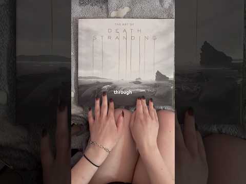 Death stranding art book ASMR #asmr #asmrbooks #asmrsleepy #asmrtingles #tapping