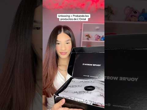 Unboxing + Probando los productos de L’Oréal #gifted #lorealparis