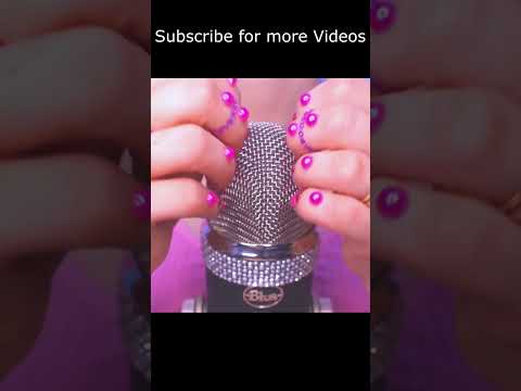 EXTREME ASMR 🧠 Mic Scratching with Gems & Long Nails
