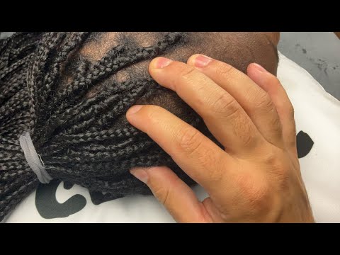 ASMR Braids Massage | Scalp Oiling | Hairplay soft whispers, instant sleep tingles 😮‍💨
