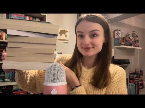 ASMR February Reading Wrap Up (book triggers and close whispers) 