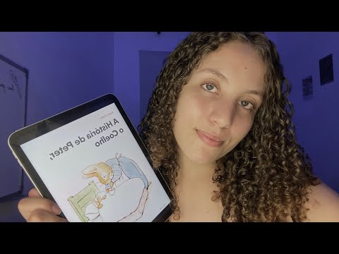 ASMR voz suave e sussurros - lendo histórias de ninar