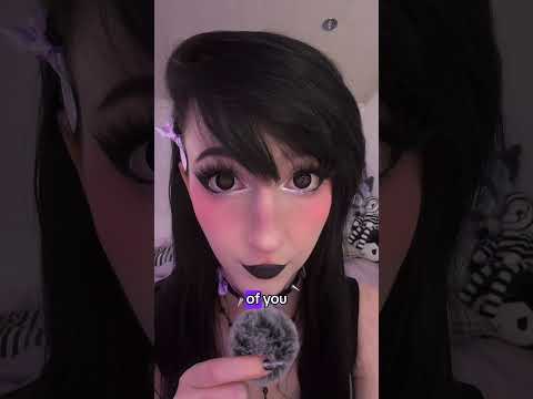 listen to mommy!! 😠 || #asmr #asmrshorts #altgirl #gothgirl #positiveaffirmations