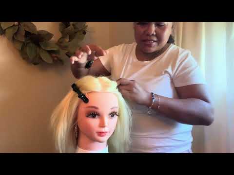 ASMR 🌞 Gentle Summer 🌞 Hair Styling And Make up  Application 🤣 - Hair Fixing - Finishing Touches