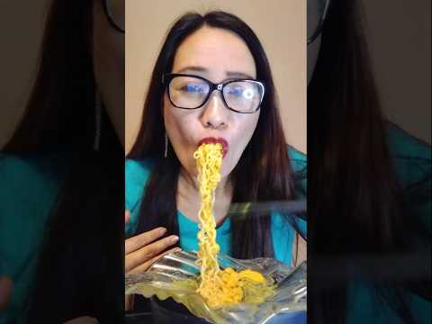 YUCK NOODLES WITH MUSTARD #mukbang #everyone #shortsfeed #eating #noodles #spicy