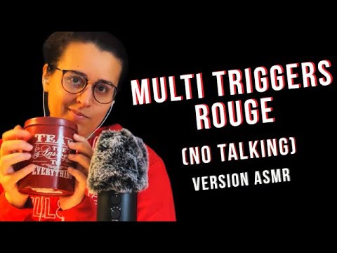 ASMR I MULTI DÉCLENCHEURS ROUGE 🤩 NO TALKING POUR DORMIR 😴