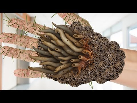 ASMR Cactus Infected Hand Spa Sound | ASMR Deep Sleep & Relaxing Sound Animation