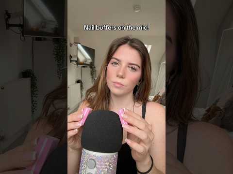 Nail buffers on the mic! #asmr #micscratchingasmr #asmrsounds #asmrtiktoks #tingles