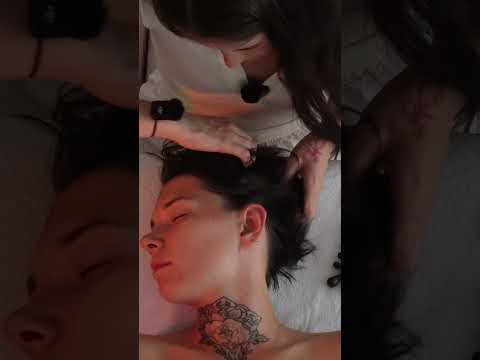 She’s Learning How to Massage Me | Real Person ASMR