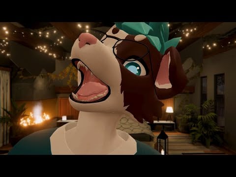 [Furry ASMR] Intense chomping sounds