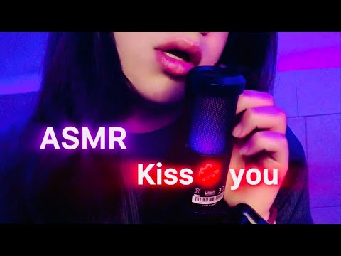 ASMR - kissing your neck (Whispered/mouth souns)