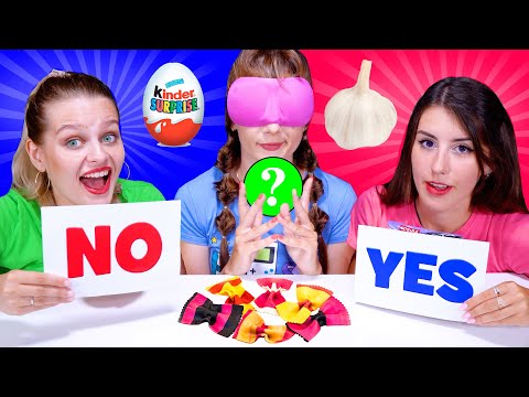 YES or NO Challenge ASMR | Eating Sounds LiLiBu