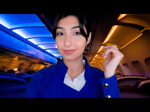 ASMR Aeromoça te ajudando a se acalmar ✈️