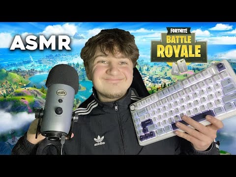 ASMR SUR FORTNITE PRIME (avec mon nouveau clavier)