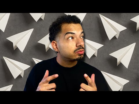 ASMR Origami : Avion en papier