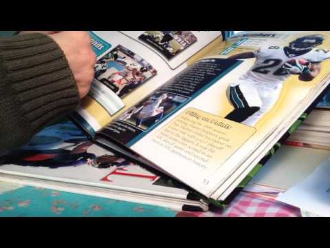 ASMR Super Bowl Sunday page flip, soft spoken