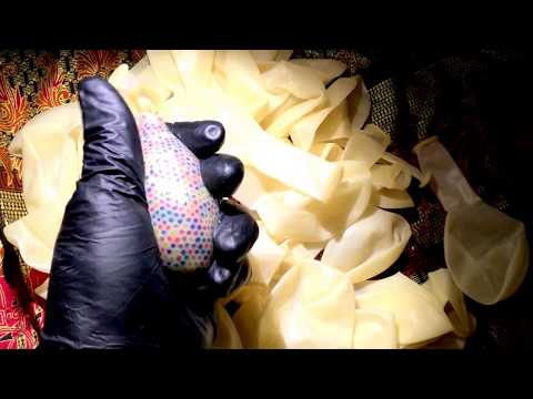 LATEX BALLOONS 👐 RELAXING👐  LATEX MASSAGE  [[ASMR]]